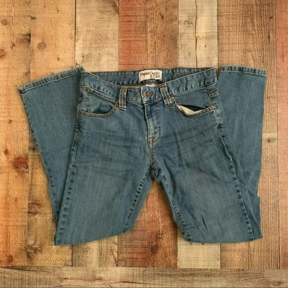 Paper denim and cloth women’s size 29 straight leg denim jeans in light blue - Picture 1 of 9